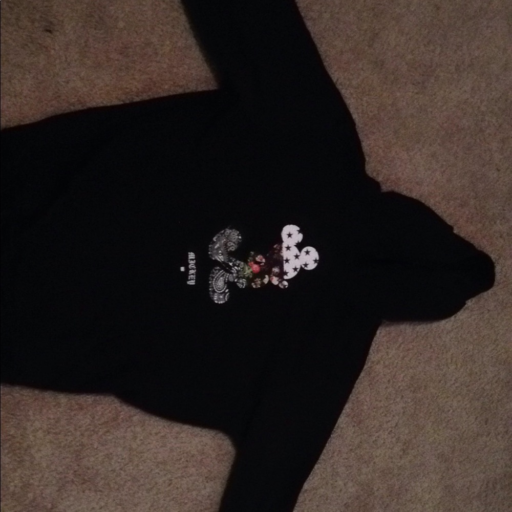 Black neff Disneyland collection sweatshirt
